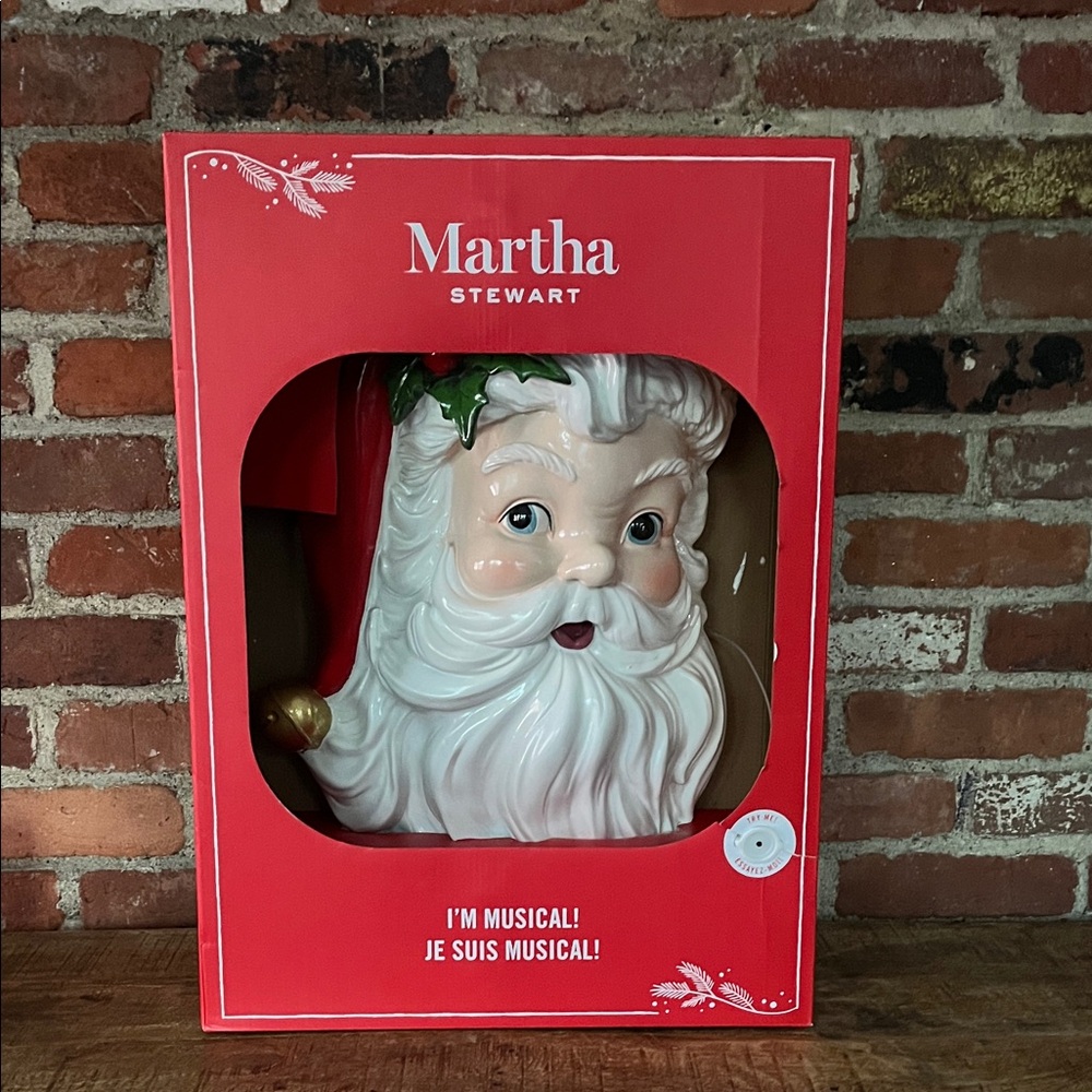 Martha Stewart  Santa Claus,  Red and White unique perfect for Christmas
